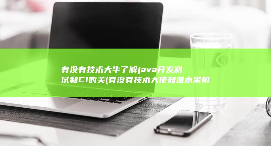 有没有技术大牛了解java开发