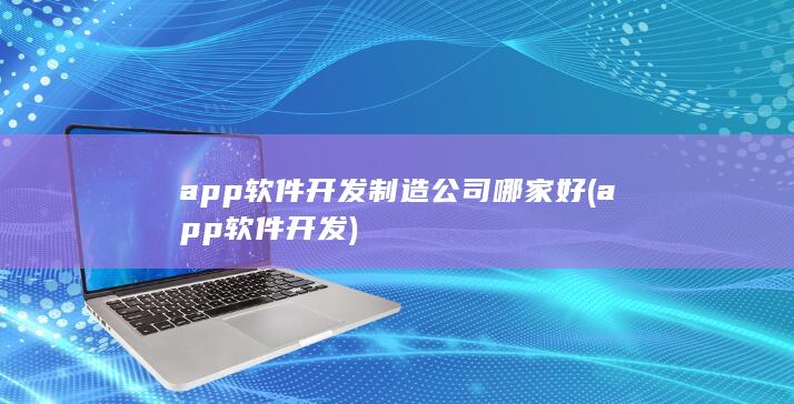 app软件开发制造公司哪家好