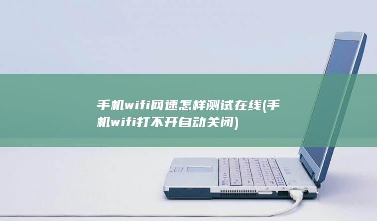 手机wifi打不开自动关闭