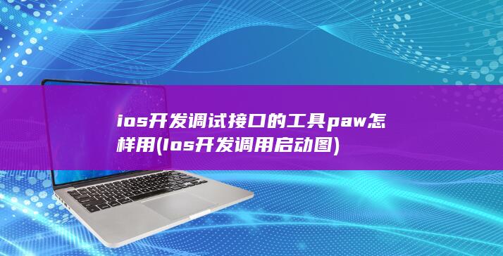 ios开发调试接口的工具paw怎样用