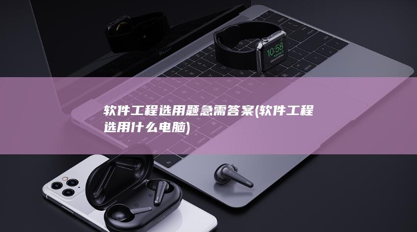 软件工程选用什么电脑