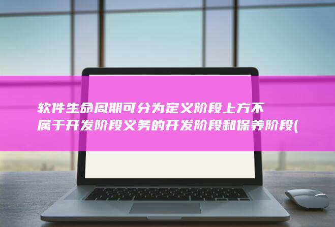 开发阶段和保养阶段