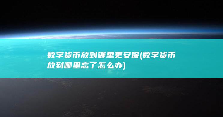 数字货币放到哪里忘了怎么办