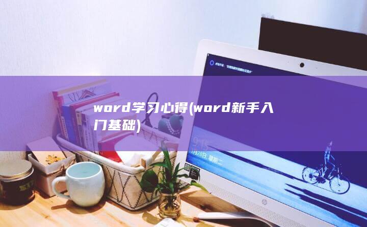 word学习心得