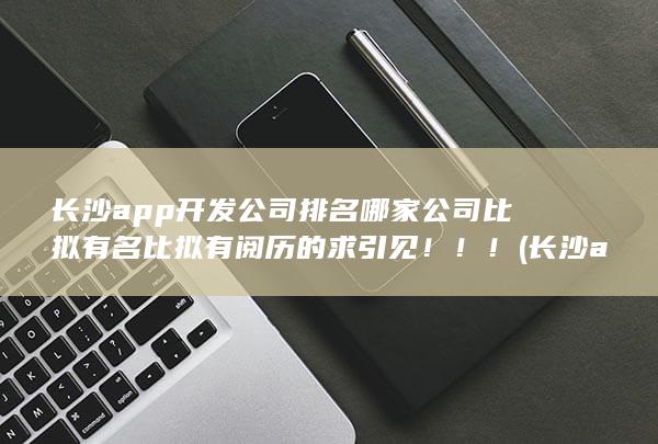 哪家公司比拟有名