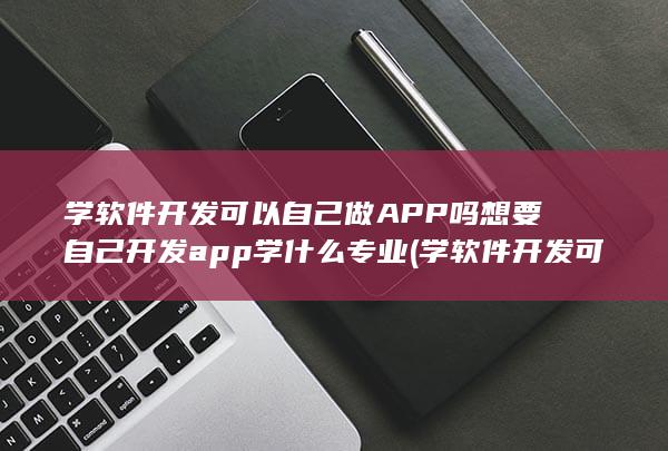 学软件开发可以找什么工作