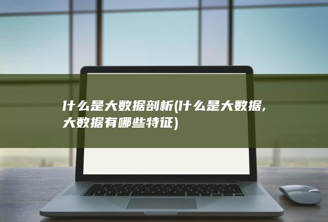 什么是大数据剖析