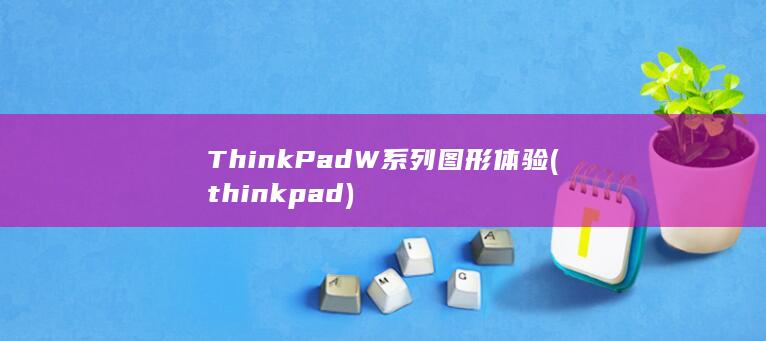 ThinkPadW系列图形体验