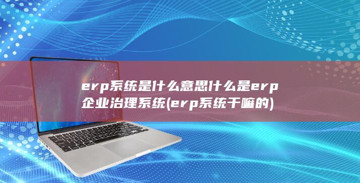 什么是erp企业治理系统