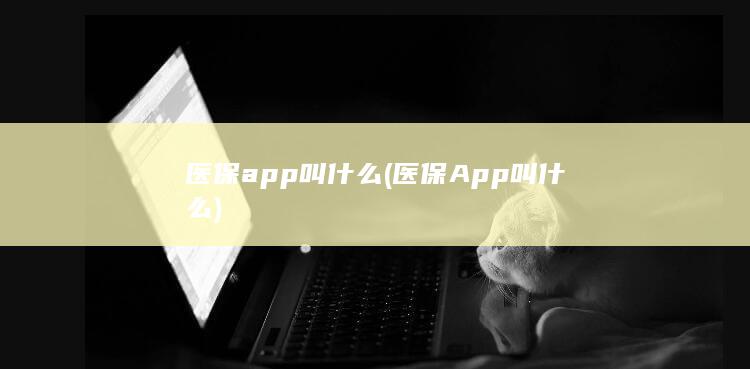 医保App叫什么