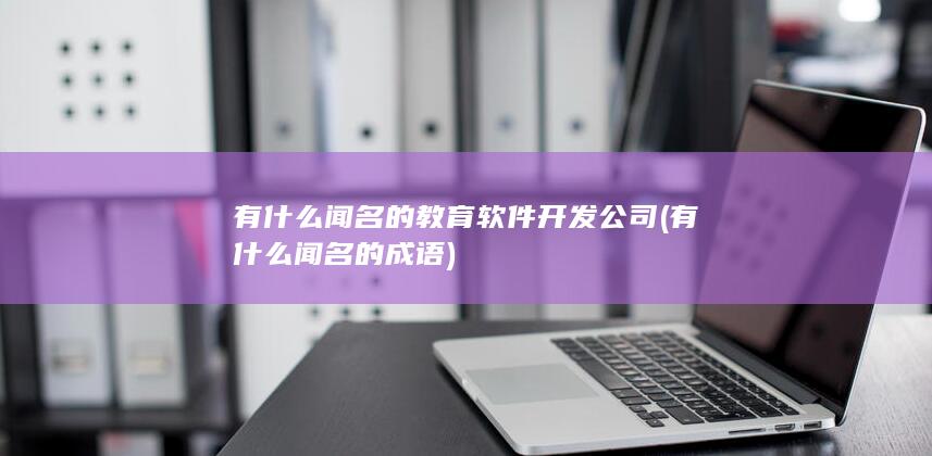 有什么闻名的教育软件开发公司