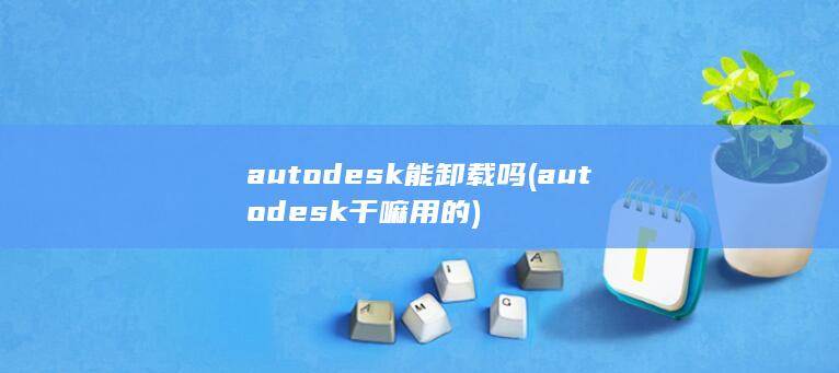 autodesk干嘛用的