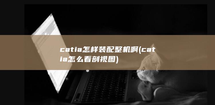 catia怎样装配整机啊