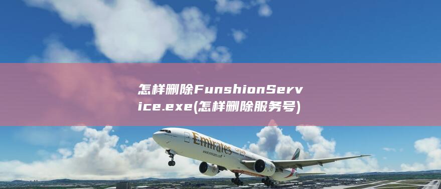 怎样删除FunshionService.exe