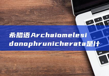 希腊语Archaiomelesidonophrunicherata是什么意思