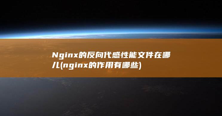 Nginx的反向代感性能文件在哪儿