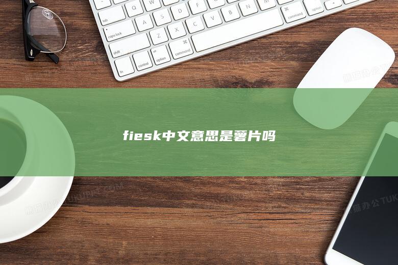 fiesk中文意思是薯片吗